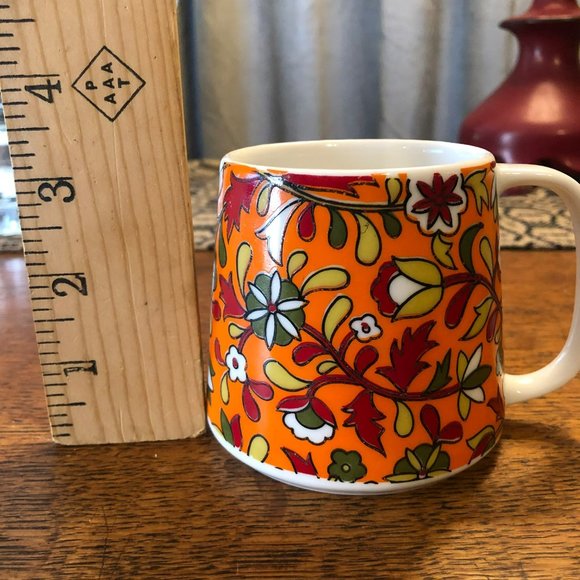 Retro 70's Hippie Vibe Funky Flower Unique Coffee Mug Unbranded - Picture 7 of 7